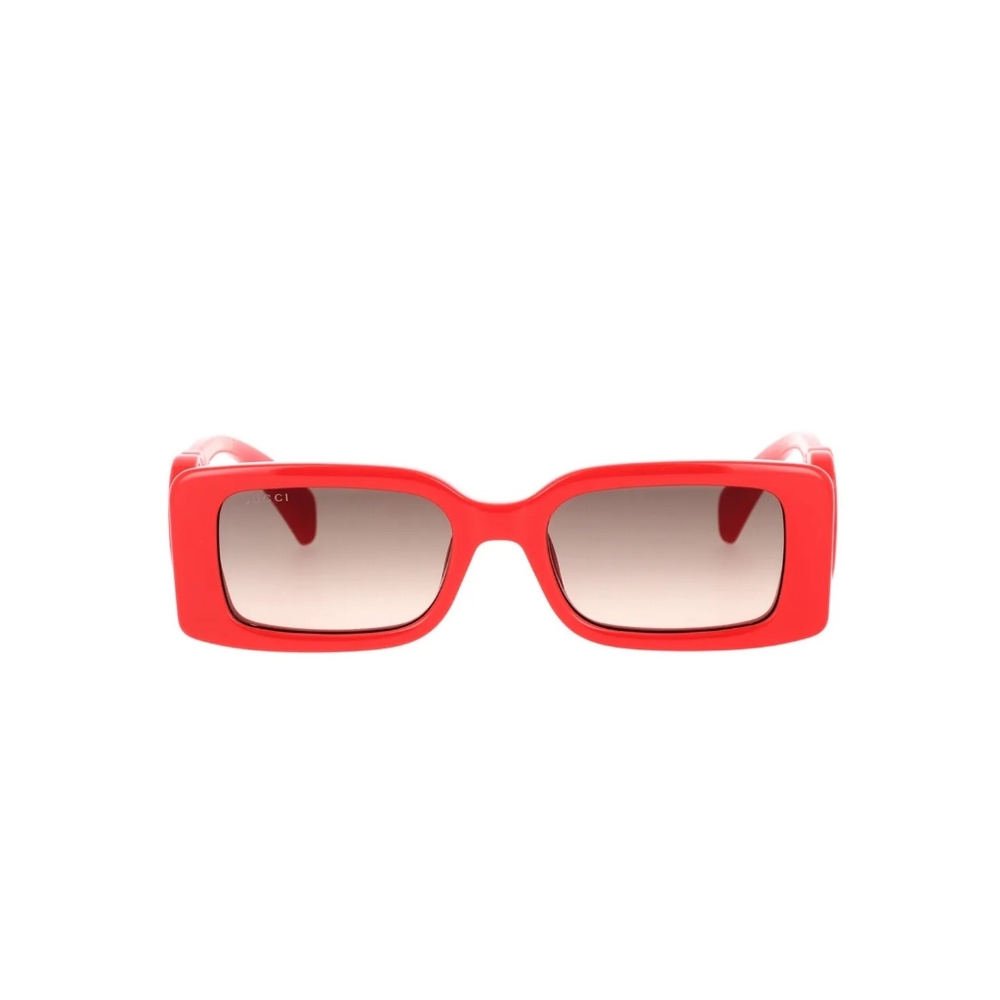 NEW GUCCI GG1325S 005 SQUARE RED WOMEN SUNGLASSES - Picture 3 of 9